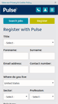 Mobile Screenshot of m.pulsejobs.com